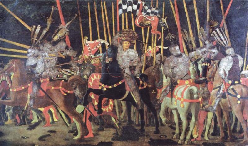 paolo uccello the battle of san romano oil painting image